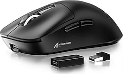 Attack Shark X3 Pro Siyah Şarjlı Makrolu Ergonomik Optik Kablosuz Oyuncu Mouse