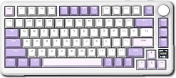 Attack Shark X85PRO RGB Mor İngilizce Kablolu/Kablosuz Mekanik Oyuncu Klavyesi