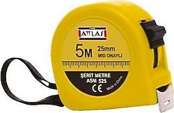 Attlas ASM 525 5 m x 25 mm Şerit Metre