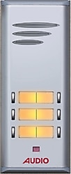 Audio 004849 E06 Basic Serisi Çift Butonlu 6'lı Zil Paneli