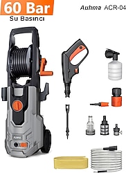 Auhma ACR-04 Extra 1100 W 60 Bar Basınçlı Yıkama Makinesi