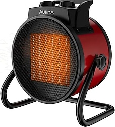 Auhma Heater 3000 W Kırmızı Fanlı Isıtıcı