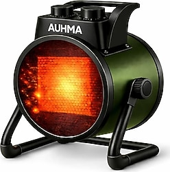 Auhma Heater 3000 W Yeşil Fanlı Isıtıcı