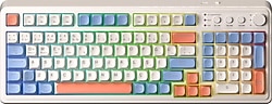 Aula S99 Retro Turuncu RGB %96 Kablolu/Kablosuz Oyuncu Klavyesi