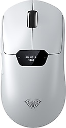 Aula SC390 Beyaz Şarjlı Optik Kablolu/Kablosuz Oyuncu Mouse