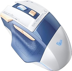 Aula SC550 Mavi RGB Makrolu Optik Kablosuz Oyuncu Mouse