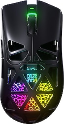 Aula SC620 Siyah Şarjlı Optik Kablolu/Kablosuz Oyuncu Mouse