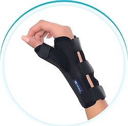 Aurafix 601 Neopren De Quervain Baş Parmak Destekli El Bilek Ateli