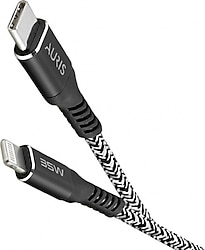 Auris ARS-CB27 1.2 m Type-C to Lightning Hızlı Şarj Kablosu