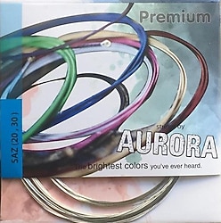 Aurora Premium Beyaz Bamlı 0.20 Uzun Sap Saz Teli