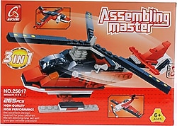 Ausini Assembling Master 3 in 1 265 Parça Hava Araçları Seti 25617