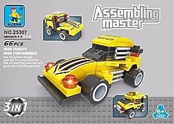 Ausini Assembling Master 3 in 1 Arazi Araçları 66 Parça 25307