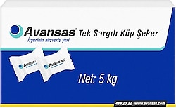 Avansas Tek Sargılı Küp Şeker 5 kg
