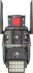 Avenir AV-S313 Pro Speed Dome 12 MP 360 Derece Gece Görüşlü IP Wi-Fi Güvenlik Kamerası