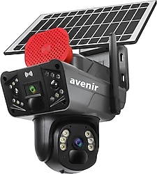 Avenir AV-S427H 6 MP Güneş Enerjili Gece Görüşlü Güvenlik Kamerası