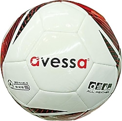 Avessa HFT-3000-100 Hybrid Siyah-Kırmızı 5 Numara Futbol Topu