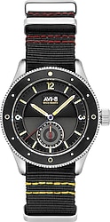 AVI-8 Flyboy Airmaster Sector Meca-Quartz AV-4112-01 Siyah-Gümüş Erkek Kol Saati