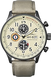 AVI-8 Hawker Hurricane Classic Chronograph AV-4011-0C Bej Erkek Kol Saati