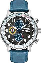 AVI-8 Hawker Hurricane Classic Chronograph AV-4011-0F Mavi Erkek Kol Saati