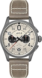 AVI-8 Spitfire Lock Chronograph AV-4089-06 Gri Erkek Kol Saati