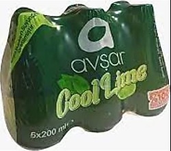Avşar Cool Lime Nane Limon Aromalı Maden Suyu 6x200 ml