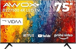 Awox B227500 4K Ultra HD 75" 190 Ekran Uydu Alıcılı Smart LED TV