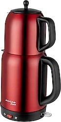 Awox Fresco 1800 W Kırmızı Çelik Çay Makinesi
