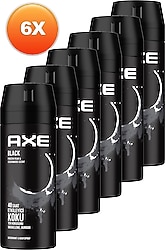 Axe Black 150 ml 6 Adet Erkek Deodorant