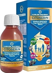 Axelon Pharma Citoserin Şurup Frambuaz Aromalı 150 ml Şurup