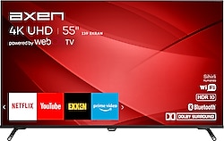 Axen AX55FIL243 4K Ultra HD 55" 140 Ekran Uydu Alıcılı webOS Smart LED TV