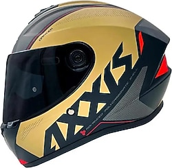 Axxis Draken S Gear Mat Gold Full Face Motor Kaskı