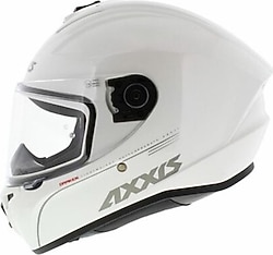 Axxis Draken S Solid Beyaz Full Face Motor Kaskı