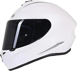 Axxis Draken Solid Beyaz Full Face Motor Kaskı