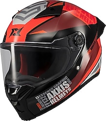 Axxis Fenix Essence Kırmızı Siyah Full Face Motor Kaskı