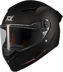 Axxis Fenix Solid Mat Siyah Full Face Motor Kaskı
