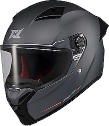 Axxis Fenix Solid Mat Titanium Full Face Motor Kaskı