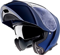 Axxis Gecko SV Solid Mat Mavi Çene Açılır Motor Kaskı