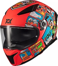 Axxis Panther SV Goose Game Full Face Motor Kaskı