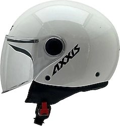 Axxis Square S Solid Beyaz Açık Motor Kaskı