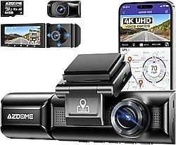 Azdome M550 Pro 3 Kameralı Araç Kamerası Seti