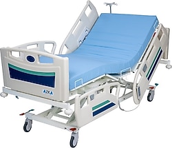 Azka 4001 4 Motorlu ABS Korkuluklu Hasta Yatağı