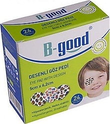 B-Good Desenli 5x6.2 cm 24'lü Göz Kapama Bandı