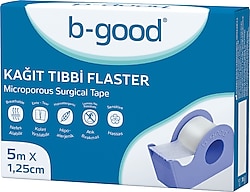 B-Good 5m x 1.25cm Kağıt Tıbbi Flaster