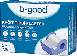 B-Good 5m x 2.5cm Kağıt Tıbbi Flaster