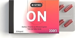 B.SYNC On Kafein 20 Kapsül