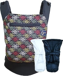 Babalinbaby Etnik Desen Ergonomik Yenidoğan Kanguru Seti