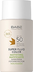 Babe Super Fluid Mattifying Color 50 ml 50 Faktör Renkli Güneş Kremi