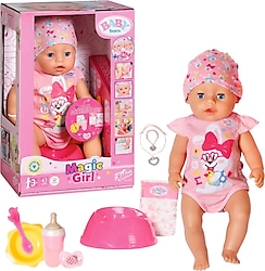 Zapf Baby Born Magic Boy interaktív baba, 43 cm, 10 kiegészítő