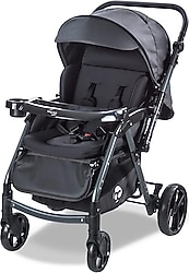 Baby Care BC-500 Combo Maxi Pro Siyah Çift Yönlü Bebek Arabası