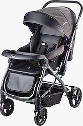Baby Care BC-65 Capron Lüx Çift Yönlü Bebek Arabası Siyah